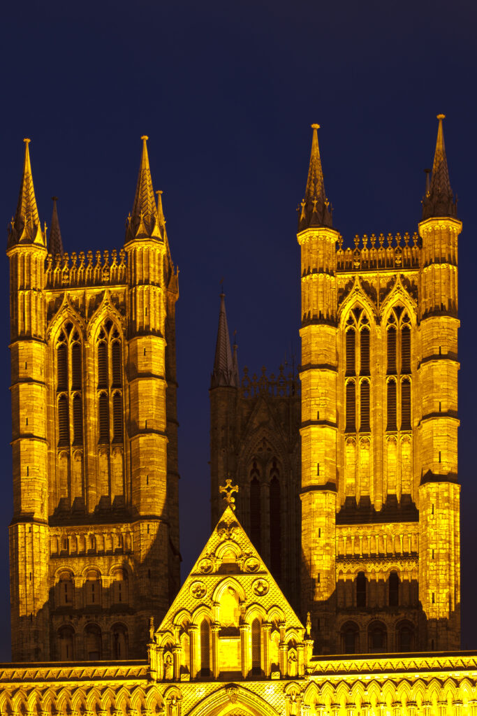 England, Lincolnshire, Lincoln. Lincoln Cathedral in the historic UK city of Lincoln.