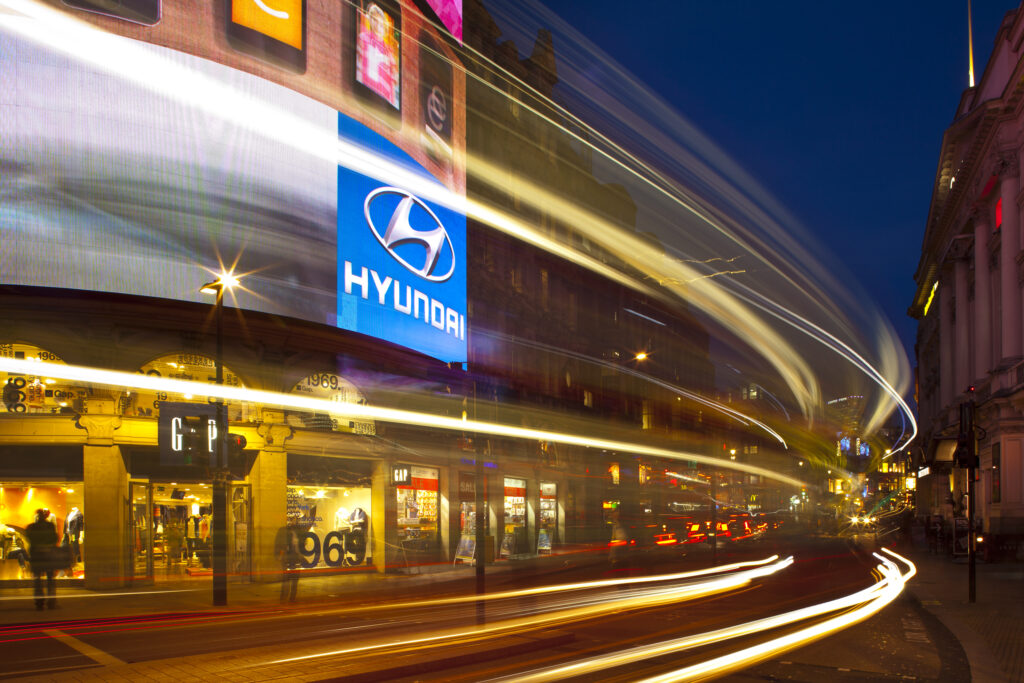 England, London, Piccadilly Circus. Piccadilly Circus located in the London's West End in the City of Westminster