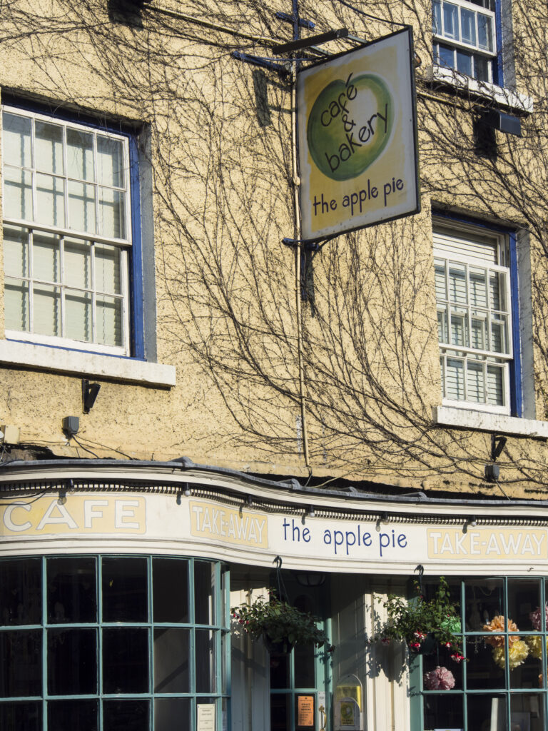 England, Cumbria, Lake District National Park. Cafe in Ambleside.