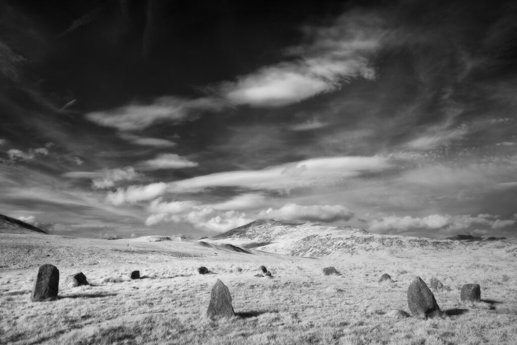 White Moss NE Stone Circle, Cumbria, England. This image was photographed for the Legacy project, a fascinating not-for-profit endeavour to capture the mystifying stone remains of prehistoric sites scattered across the British Isles. Please visit www.thelegacyproject.org.uk for more information.