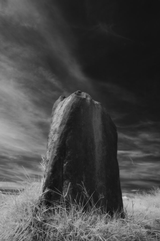 Barbrook 1 Stone Circle, Derbyshire. This image was photographed for the Legacy project, a fascinating not-for-profit endeavour to capture the mystifying stone remains of prehistoric sites scattered across the British Isles. Please visit www.thelegacyproject.org.uk for more information.