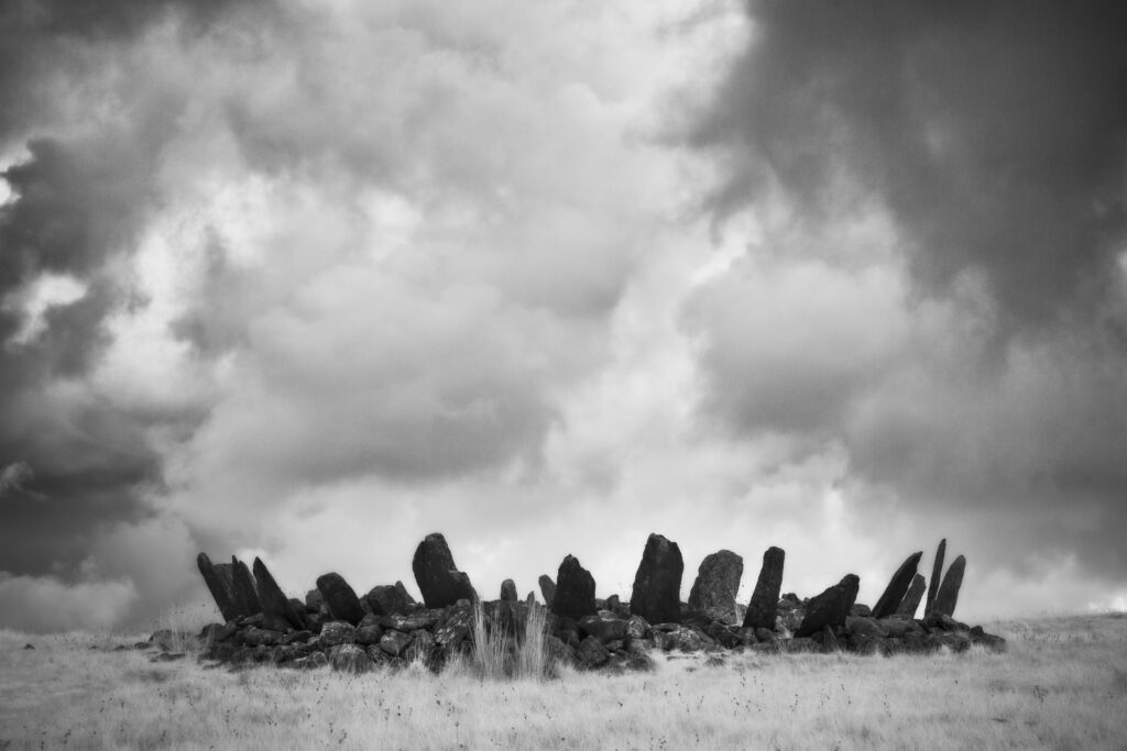 Bryn Cader Faner Cairn-Circle, Gwynedd, Wales. This image was photographed for the Legacy project, a fascinating not-for-profit endeavour to capture the mystifying stone remains of prehistoric sites scattered across the British Isles. Please visit www.thelegacyproject.org.uk for more information.