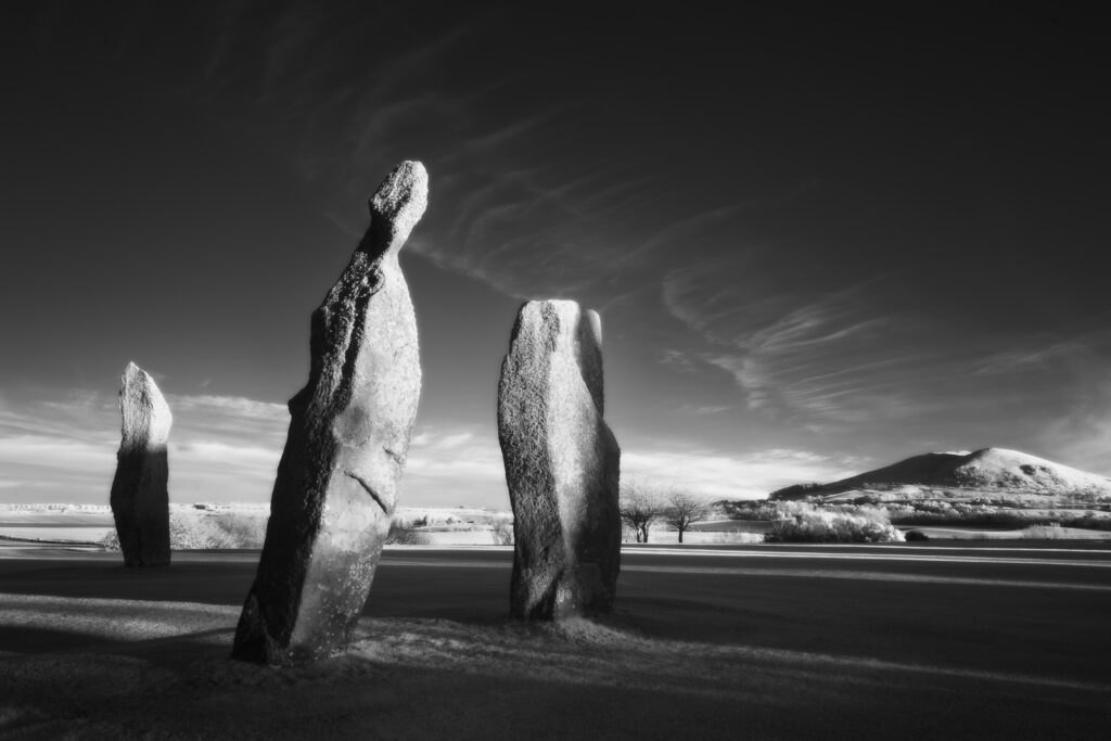 Lundin Links Stone Circle, Fife, Scotland. This image was photographed for the Legacy project, a fascinating not-for-profit endeavour to capture the mystifying stone remains of prehistoric sites scattered across the British Isles. Please visit www.thelegacyproject.org.uk for more information.