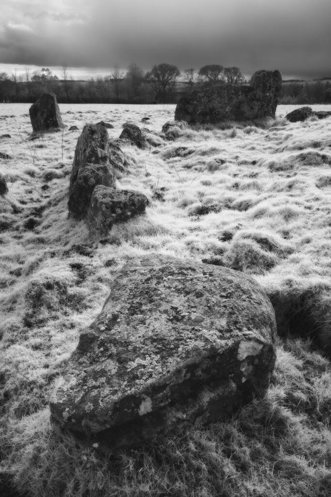 Auchquhorthies Stone Circle, Aberdeenshire, Scotland. This image was photographed for the Legacy project, a fascinating not-for-profit endeavour to capture the mystifying stone remains of prehistoric sites scattered across the British Isles. Please visit www.thelegacyproject.org.uk for more information.
