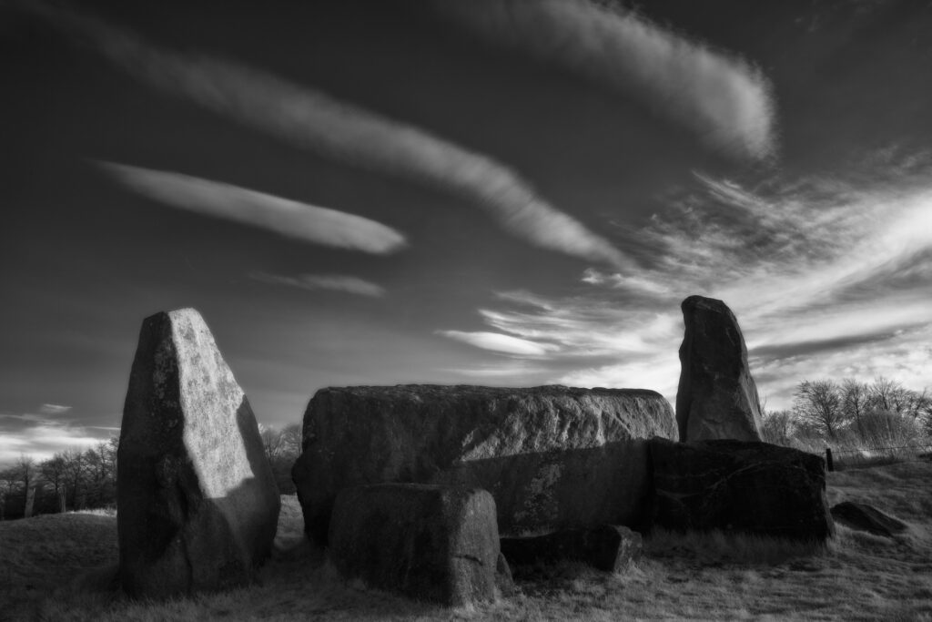 Easter Aquhorthies Stone Circle, Aberdeenshire, Scotland. This image was photographed for the Legacy project, a fascinating not-for-profit endeavour to capture the mystifying stone remains of prehistoric sites scattered across the British Isles. Please visit www.thelegacyproject.org.uk for more information.