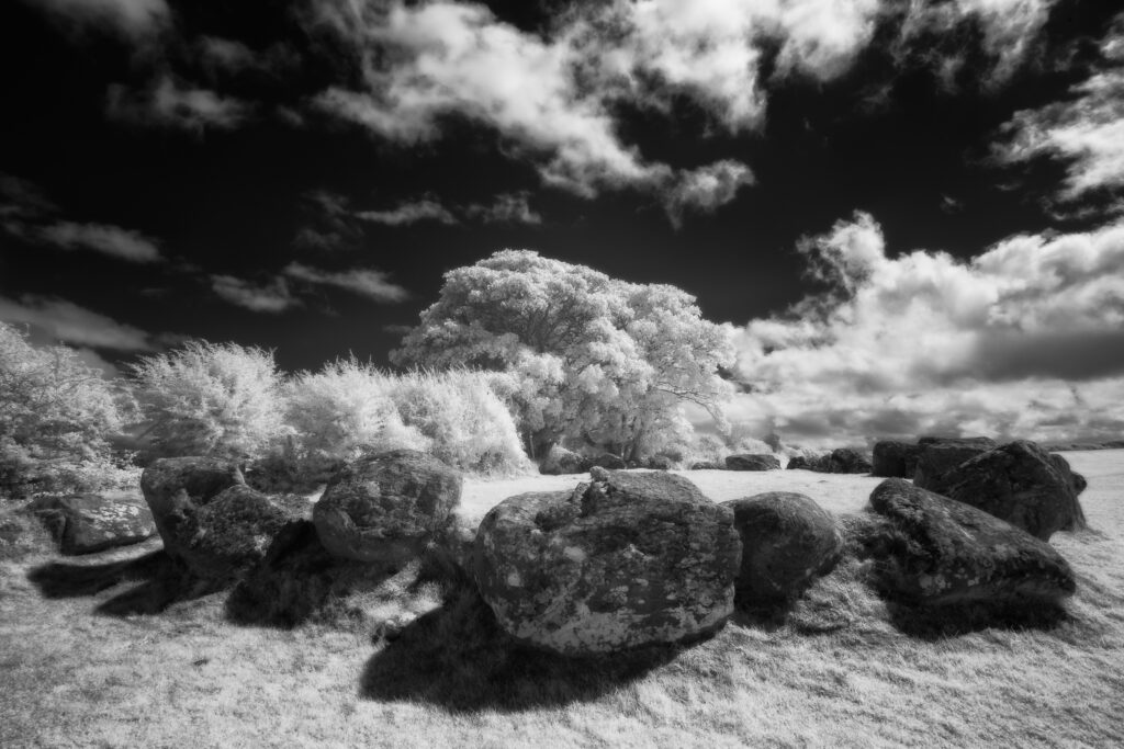 Carrowmore Megalithic Cemetery, County Sligo. This image was photographed for the Legacy project, a fascinating not-for-profit endeavour to capture the mystifying stone remains of prehistoric sites scattered across the British Isles. Please visit www.thelegacyproject.org.uk for more information.
