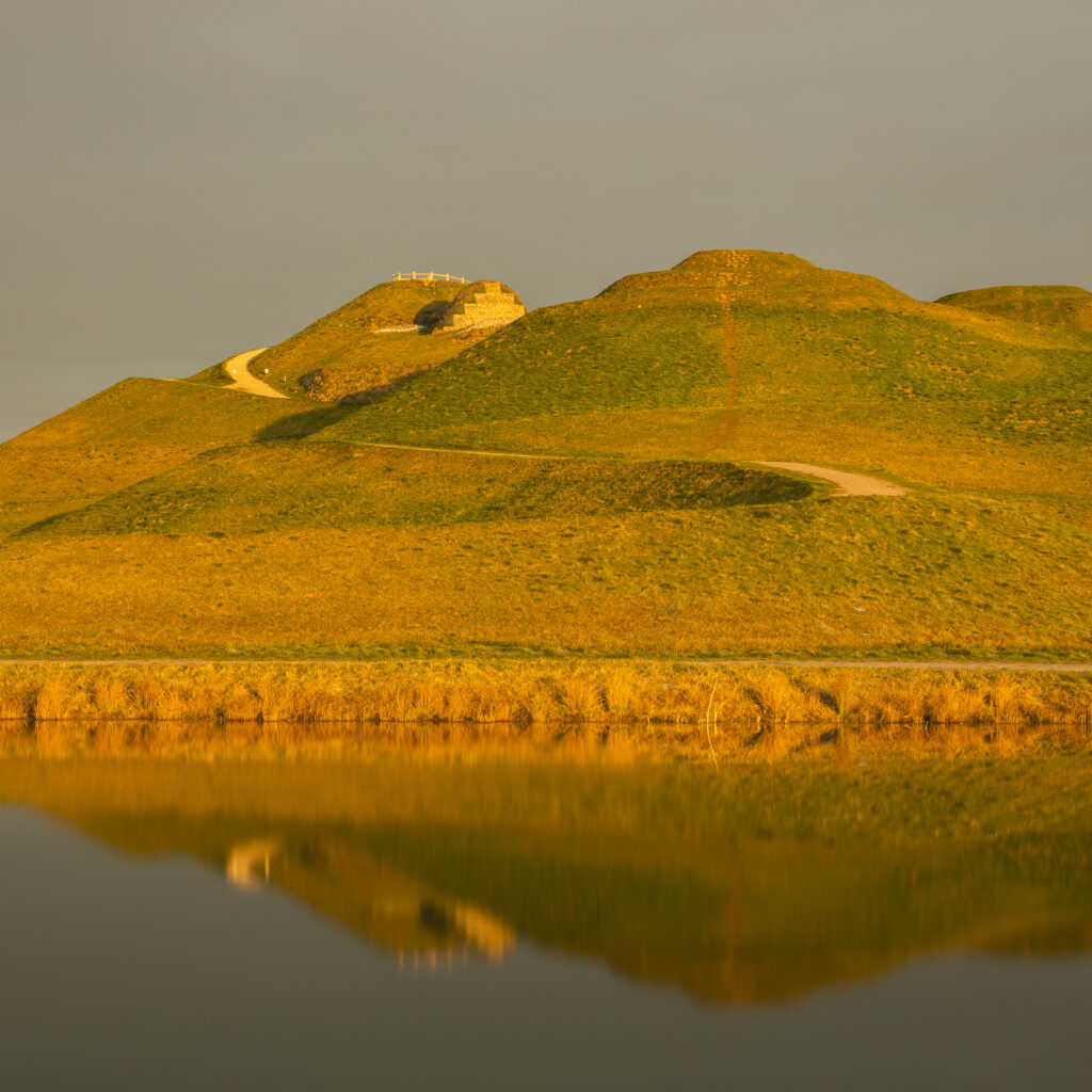 England, Northumberland, Northumberlandia. Northumberlandia a land sculpture in the shape of a reclining female figure located near Cramlington in Southern Northumberland.