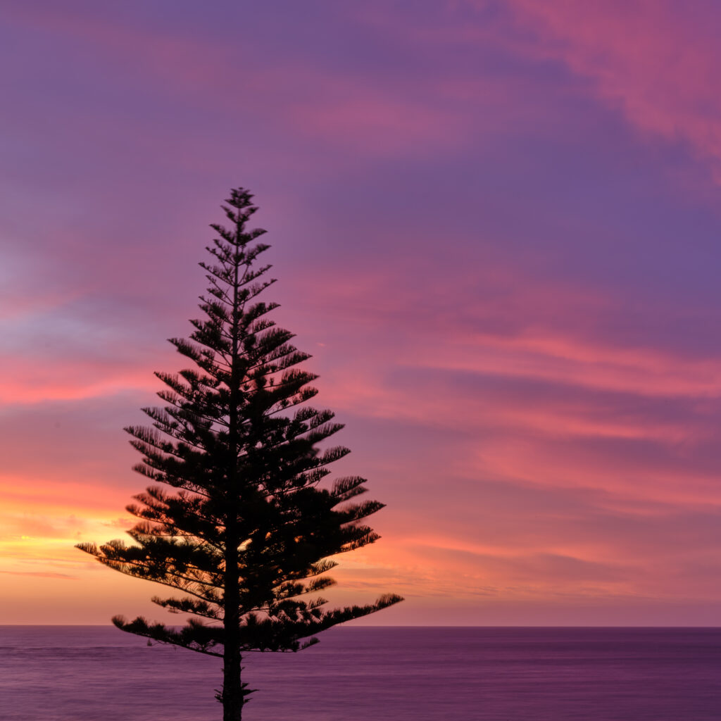Australia, South Australia, Christies Beach. A colourful sunset at Christies Beach.