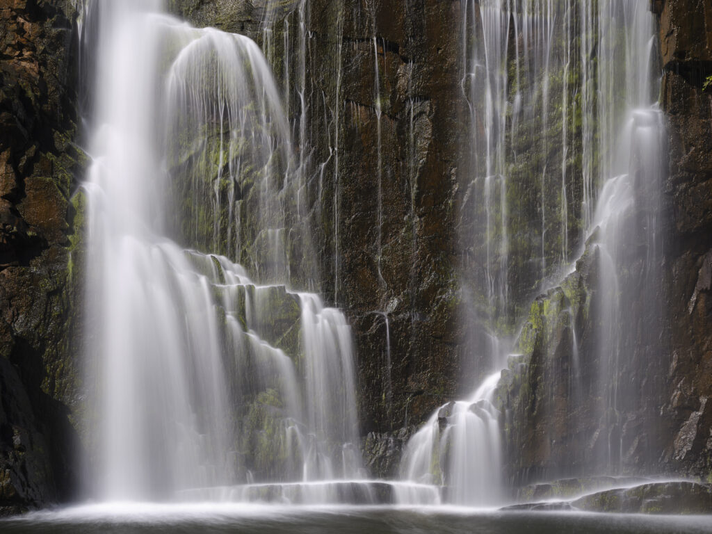 Australia, Victoria, Grampians National Park. MacKenzie Falls, a popular tourist destination in the Grampians National Park.