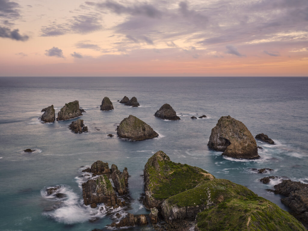 New Zealand, Southland, The Catlins. Nugget Point, located at the northern end of the Catlins coast.