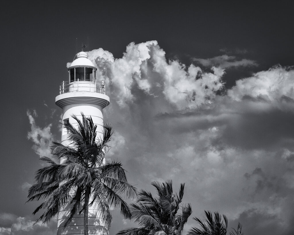 Sri Lanka, Galle District, Galle. Galle Lighouse (also known as Pointe de Galle Light)