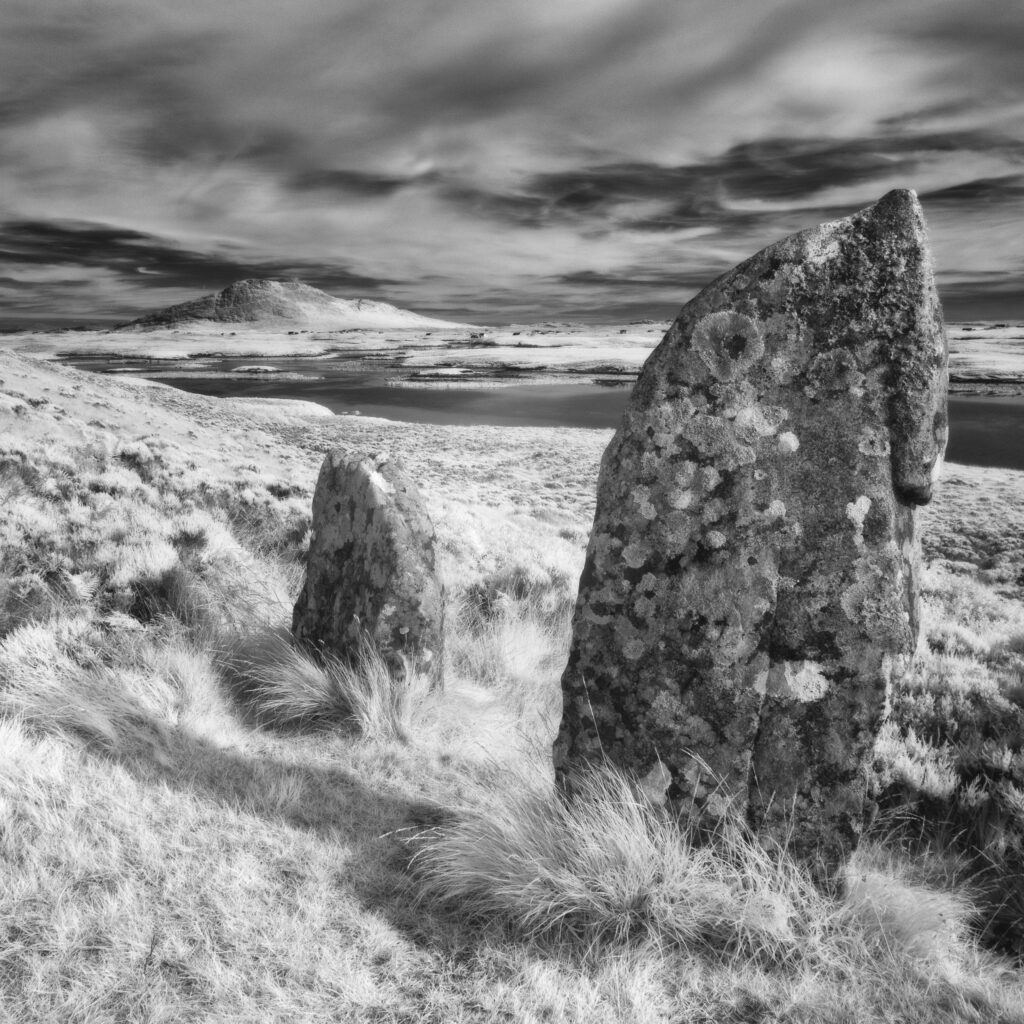 Piobull Fhinn Stone Circle, Isle Of North Uist. This image was photographed for the Legacy project, a fascinating not-for-profit endeavour to capture the mystifying stone remains of prehistoric sites scattered across the British Isles. Please visit www.thelegacyproject.org.uk for more information.