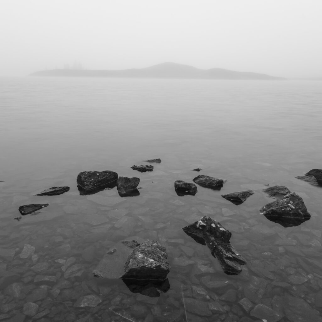 Scotland, Scottish Highlands, Loch Tarff. A misty morning at Loch Tarff, a small freshwater loch located near Loch Ness and Fort Augustus.
