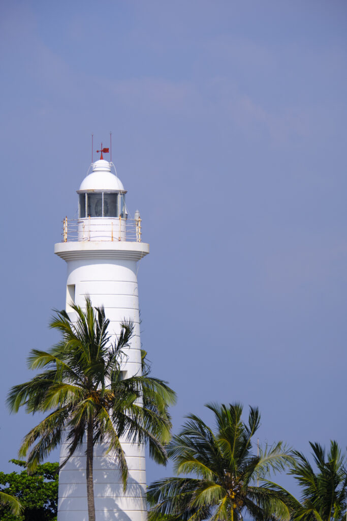 Sri Lanka, Galle District, Galle. Galle Lighouse (also known as Pointe de Galle Light)