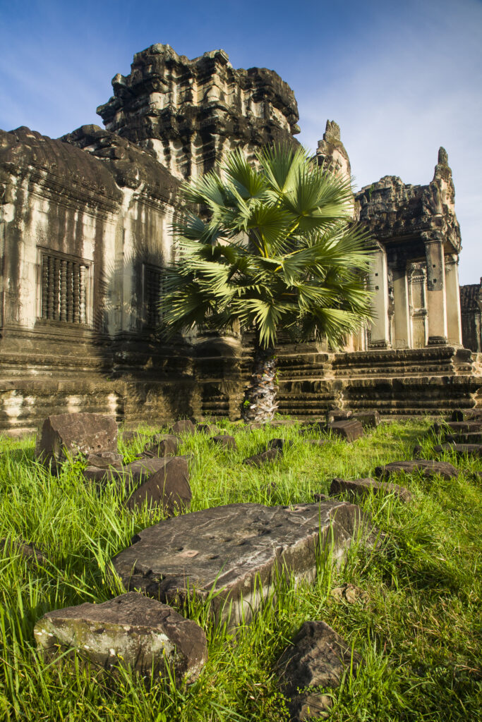Cambodia, Angkor, Angkor Wat. The dramatic remains of Angkor Wat.