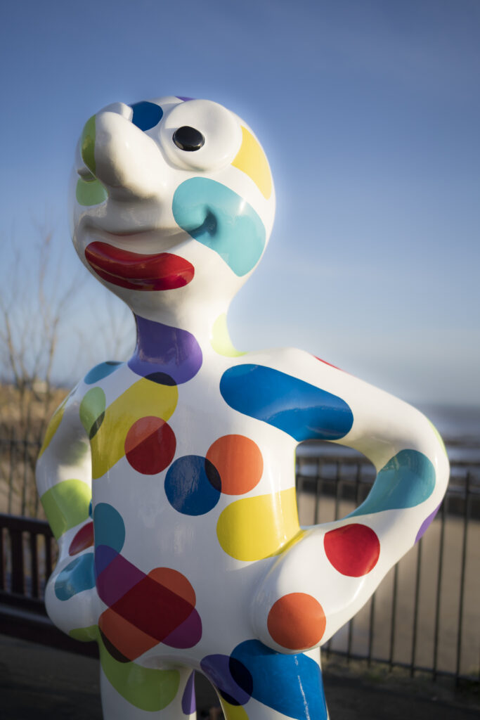England, North Tyneside, Morph's Epic Art Adventure. In 2022, North Tyneside become the home to the world’s first-ever Morph art trail with twenty individually-designed, life-sized Morph sculptures being on display in Whitley Bay, Tynemouth, North Shields, Cullercoats, Wallsend, Killingworth and Forest Hall.