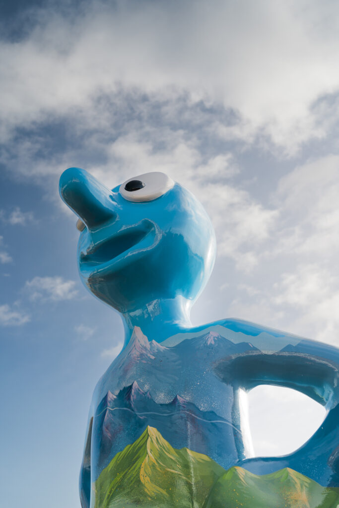 England, North Tyneside, Morph's Epic Art Adventure. In 2022, North Tyneside become the home to the world’s first-ever Morph art trail with twenty individually-designed, life-sized Morph sculptures being on display in Whitley Bay, Tynemouth, North Shields, Cullercoats, Wallsend, Killingworth and Forest Hall.