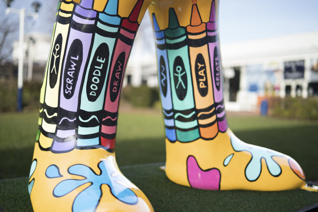 England, North Tyneside, Morph's Epic Art Adventure. In 2022, North Tyneside become the home to the world’s first-ever Morph art trail with twenty individually-designed, life-sized Morph sculptures being on display in Whitley Bay, Tynemouth, North Shields, Cullercoats, Wallsend, Killingworth and Forest Hall.