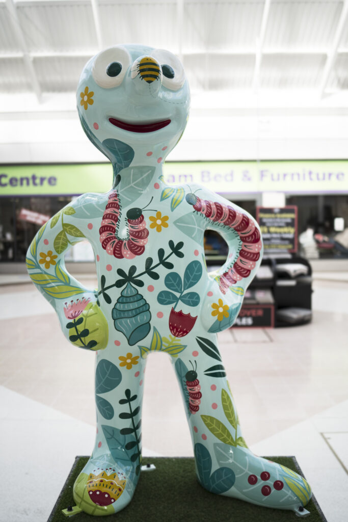 England, North Tyneside, Morph's Epic Art Adventure. In 2022, North Tyneside become the home to the world’s first-ever Morph art trail with twenty individually-designed, life-sized Morph sculptures being on display in Whitley Bay, Tynemouth, North Shields, Cullercoats, Wallsend, Killingworth and Forest Hall.