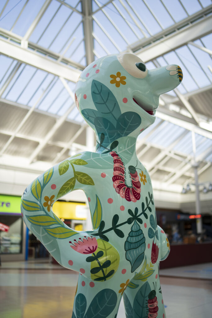 England, North Tyneside, Morph's Epic Art Adventure. In 2022, North Tyneside become the home to the world’s first-ever Morph art trail with twenty individually-designed, life-sized Morph sculptures being on display in Whitley Bay, Tynemouth, North Shields, Cullercoats, Wallsend, Killingworth and Forest Hall.