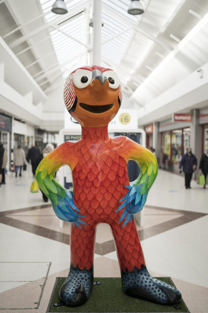 England, North Tyneside, Morph's Epic Art Adventure. In 2022, North Tyneside become the home to the world’s first-ever Morph art trail with twenty individually-designed, life-sized Morph sculptures being on display in Whitley Bay, Tynemouth, North Shields, Cullercoats, Wallsend, Killingworth and Forest Hall.