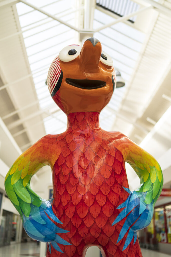 England, North Tyneside, Morph's Epic Art Adventure. In 2022, North Tyneside become the home to the world’s first-ever Morph art trail with twenty individually-designed, life-sized Morph sculptures being on display in Whitley Bay, Tynemouth, North Shields, Cullercoats, Wallsend, Killingworth and Forest Hall.