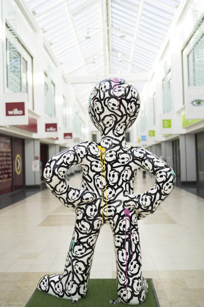 England, North Tyneside, Morph's Epic Art Adventure. In 2022, North Tyneside become the home to the world’s first-ever Morph art trail with twenty individually-designed, life-sized Morph sculptures being on display in Whitley Bay, Tynemouth, North Shields, Cullercoats, Wallsend, Killingworth and Forest Hall.