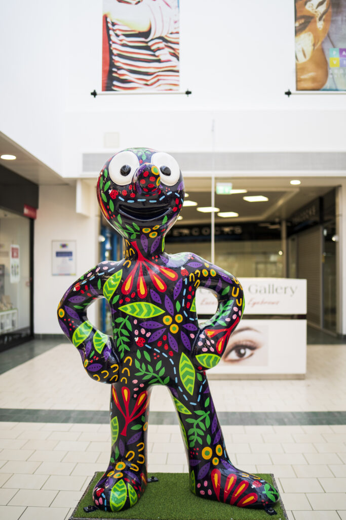 England, North Tyneside, Morph's Epic Art Adventure. In 2022, North Tyneside become the home to the world’s first-ever Morph art trail with twenty individually-designed, life-sized Morph sculptures being on display in Whitley Bay, Tynemouth, North Shields, Cullercoats, Wallsend, Killingworth and Forest Hall.