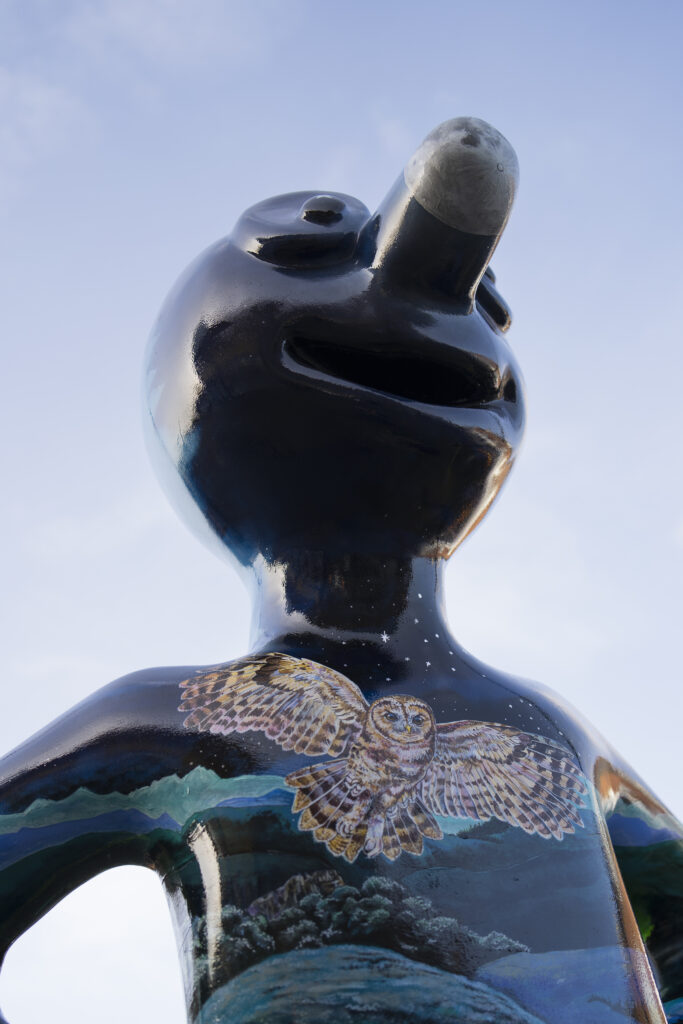 England, North Tyneside, Morph's Epic Art Adventure. In 2022, North Tyneside become the home to the world’s first-ever Morph art trail with twenty individually-designed, life-sized Morph sculptures being on display in Whitley Bay, Tynemouth, North Shields, Cullercoats, Wallsend, Killingworth and Forest Hall.