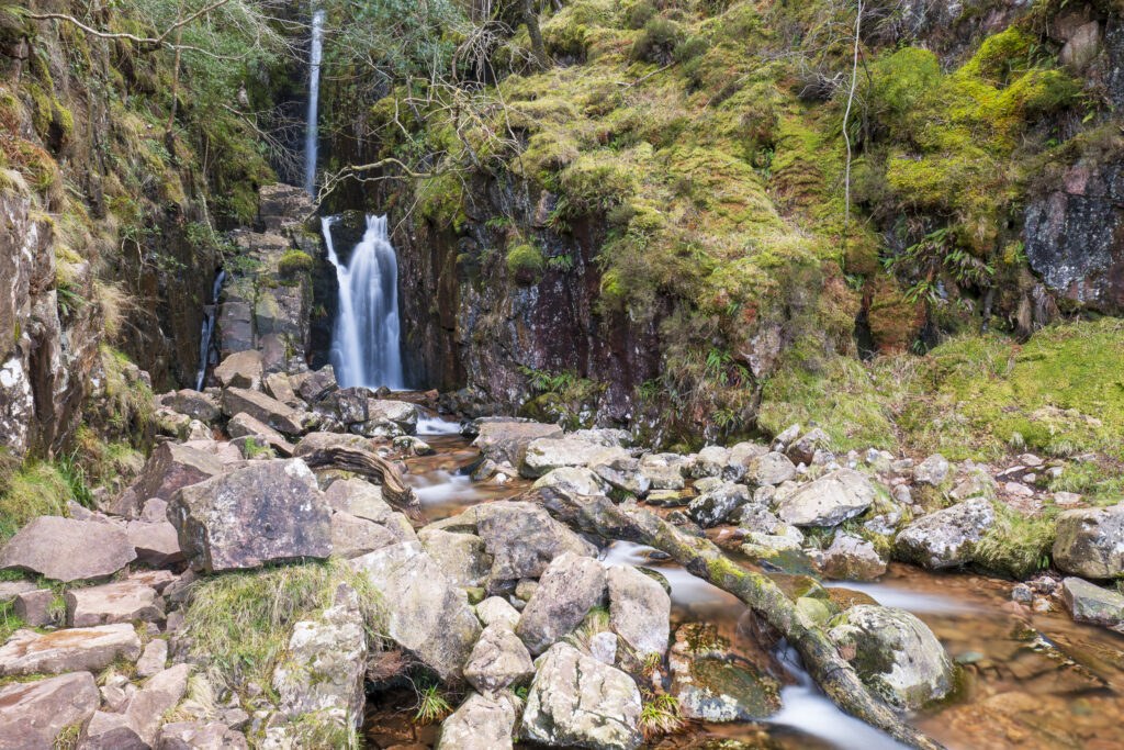 England, Cumbria, Lake District National Park. Scale Force near the village of Buttermere within the Lake District National Park.