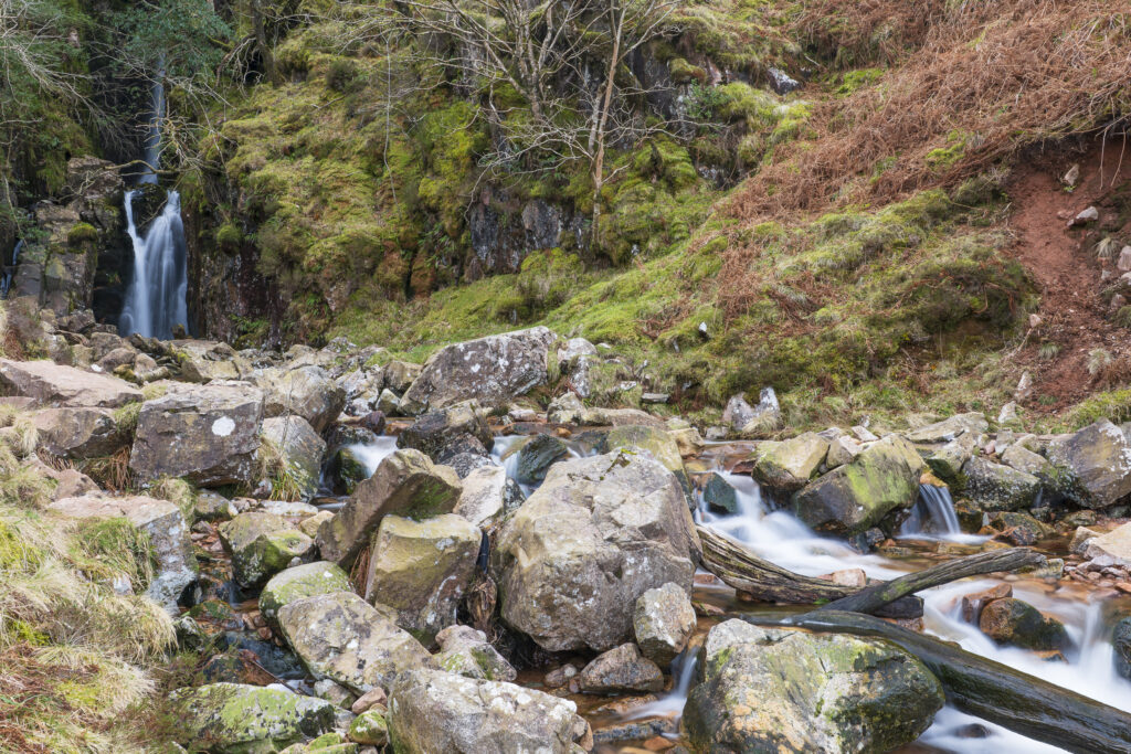 England, Cumbria, Lake District National Park. Scale Force near the village of Buttermere within the Lake District National Park.