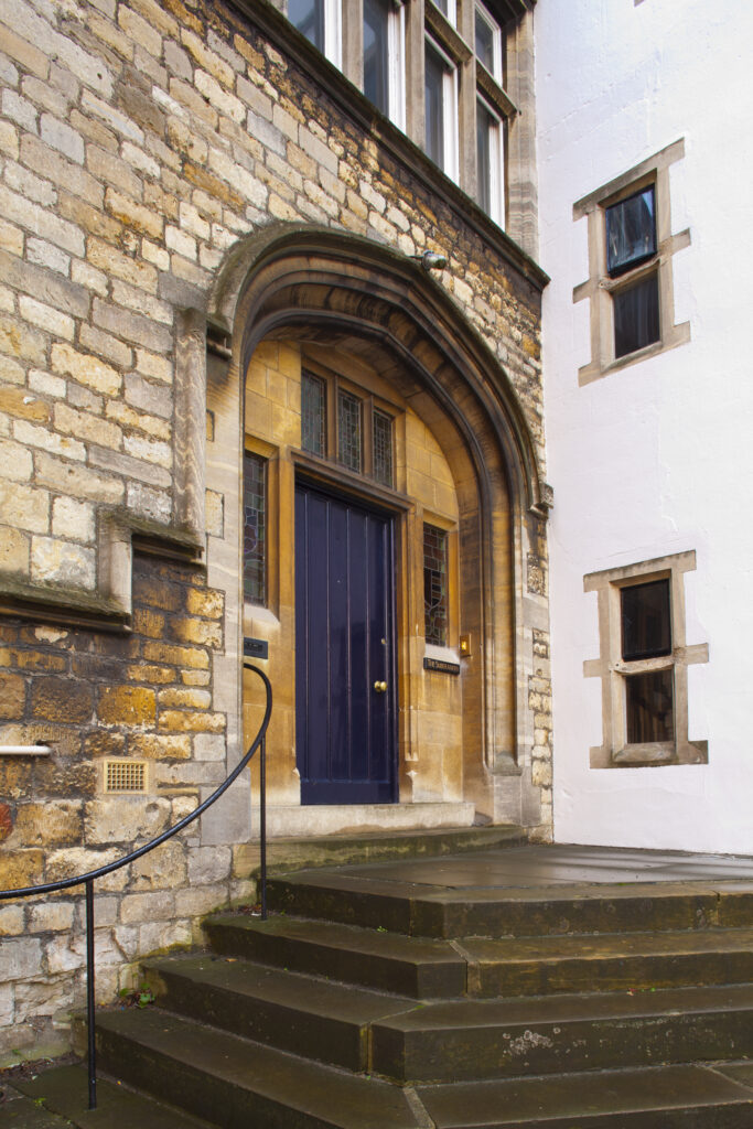 England, Lincolnshire, Lincoln. Steps to the Subdeanery near Lincoln Cathedral.