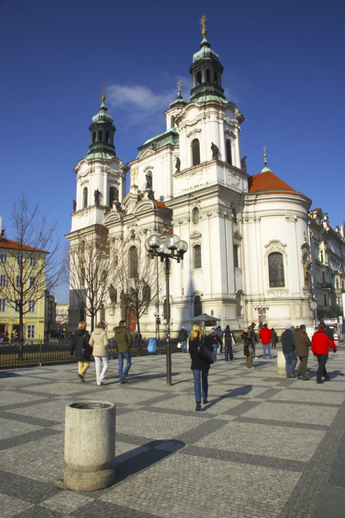 Czech Republic, Prague, Old Town. Typical Prague architecture of a building in the Old Town Square.