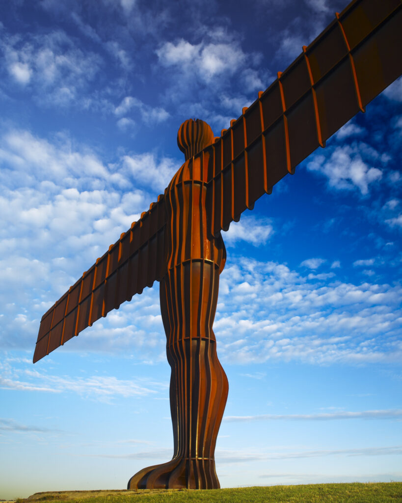 England, Tyne and Wear, Angel of the North. The Angel of the North statue near the cities of Gateshead and Newcastle Upon Tyne