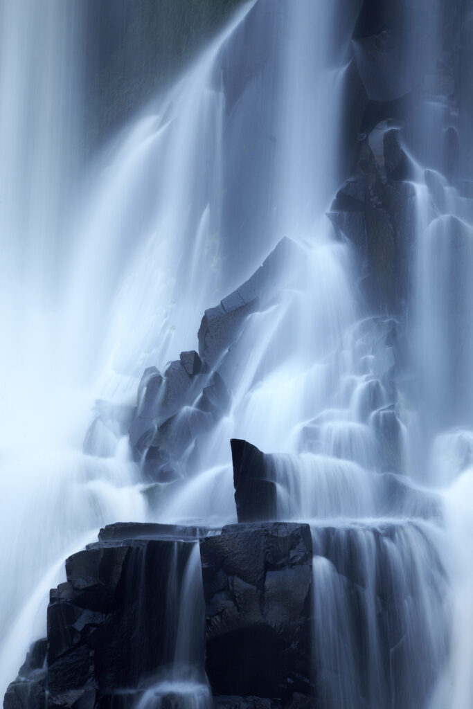 Argentina, Misiones, Iguazu National Park. Detail of the impressive Iguazu waterfalls - A world heritage site.