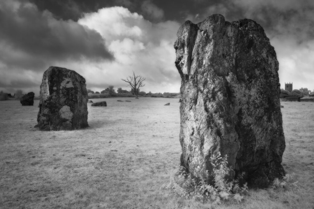 Stanton Drew North East Stone Circle. Somerset. This image was photographed for the Legacy project, a fascinating not-for-profit endeavour to capture the mystifying stone remains of prehistoric sites scattered across the British Isles. Please visit www.thelegacyproject.org.uk for more information.