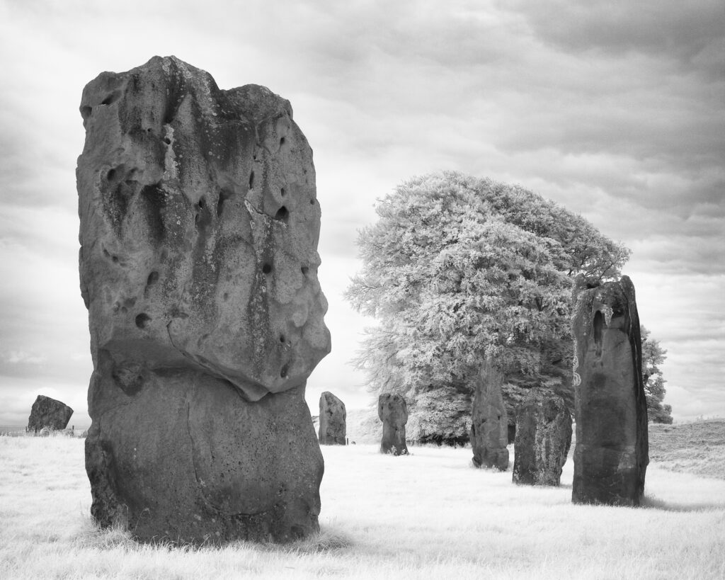 Avebury Stone Circle, Wiltshire. This image was photographed for the Legacy project, a fascinating not-for-profit endeavour to capture the mystifying stone remains of prehistoric sites scattered across the British Isles. Please visit www.thelegacyproject.org.uk for more information.