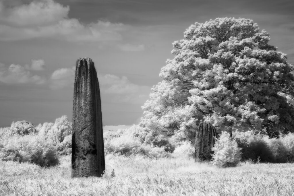 Devils Arrows, North Yorkshire. This image was photographed for the Legacy project, a fascinating not-for-profit endeavour to capture the mystifying stone remains of prehistoric sites scattered across the British Isles. Please visit www.thelegacyproject.org.uk for more information.