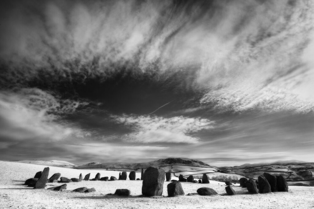 Swinside Stone Circle, Cumbria. This image was photographed for the Legacy project, a fascinating not-for-profit endeavour to capture the mystifying stone remains of prehistoric sites scattered across the British Isles. Please visit www.thelegacyproject.org.uk for more information.