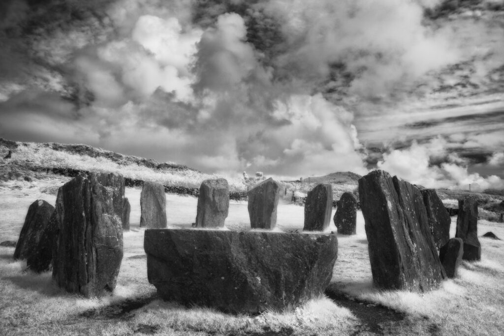 Drombeg Stone Circle, County Cork. This image was photographed for the Legacy project, a fascinating not-for-profit endeavour to capture the mystifying stone remains of prehistoric sites scattered across the British Isles. Please visit www.thelegacyproject.org.uk for more information.