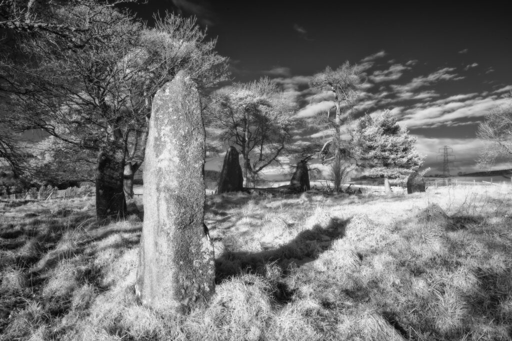 Sunhoney Stone Circle, Aberdeenshire. This image was photographed for the Legacy project, a fascinating not-for-profit endeavour to capture the mystifying stone remains of prehistoric sites scattered across the British Isles. Please visit www.thelegacyproject.org.uk for more information.
