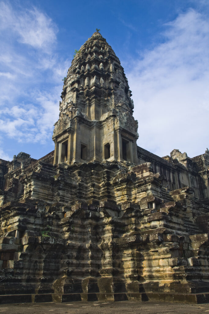 Cambodia, Angkor, Angkor Wat. The dramatic remains of Angkor Wat.