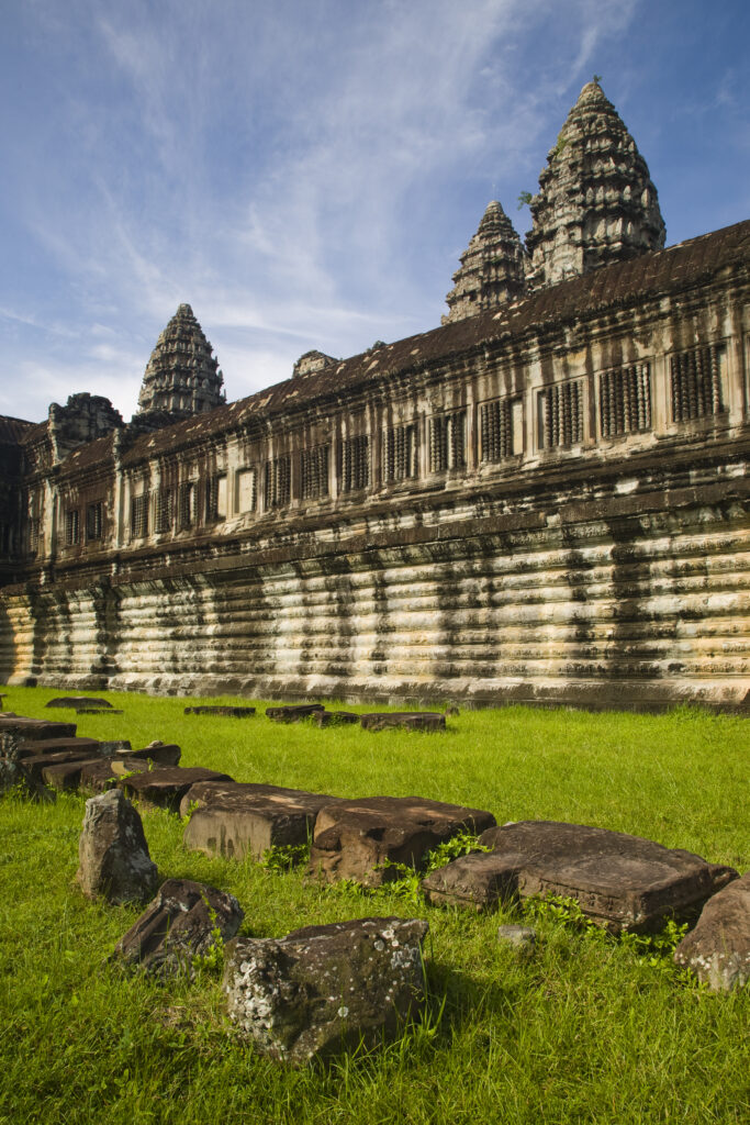 Cambodia, Angkor, Angkor Wat. The dramatic remains of Angkor Wat.