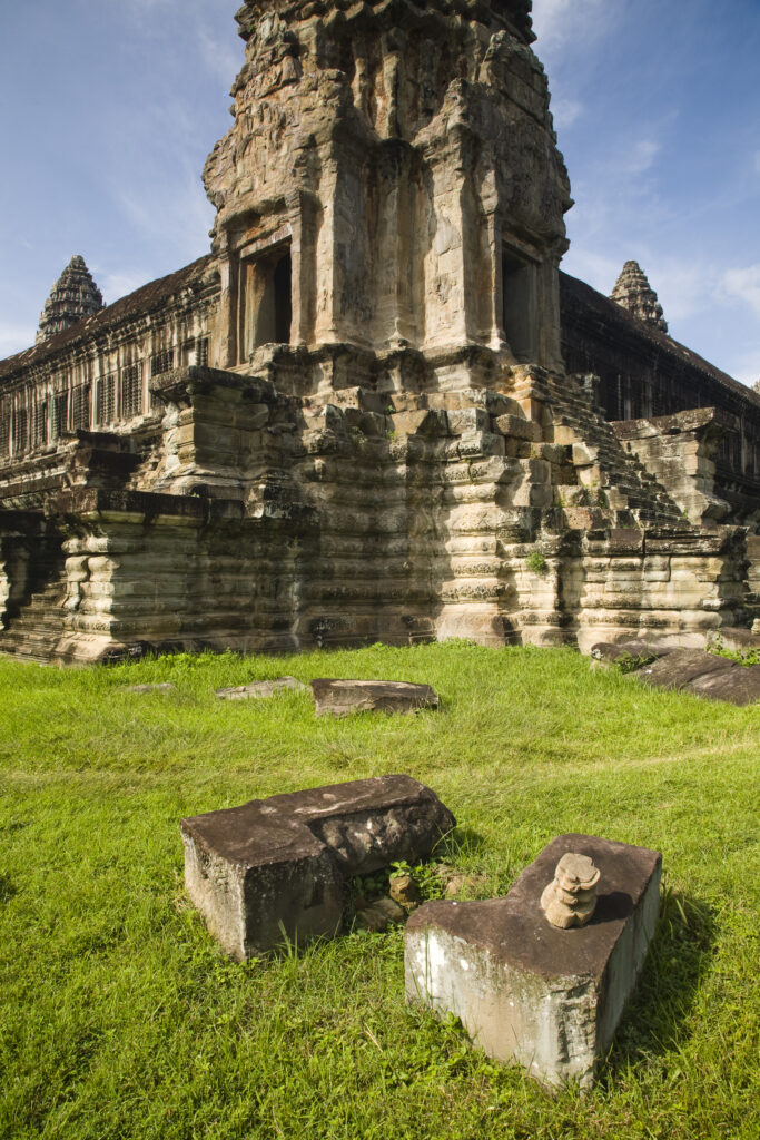 Cambodia, Angkor, Angkor Wat. The dramatic remains of Angkor Wat.