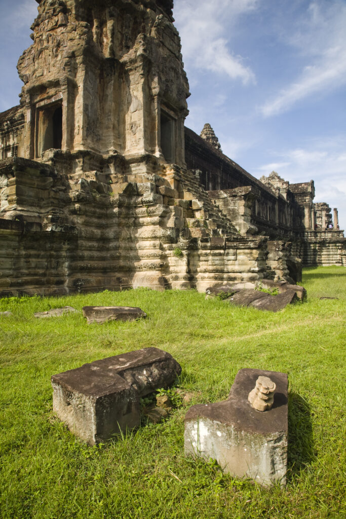 Cambodia, Angkor, Angkor Wat. The dramatic remains of Angkor Wat.