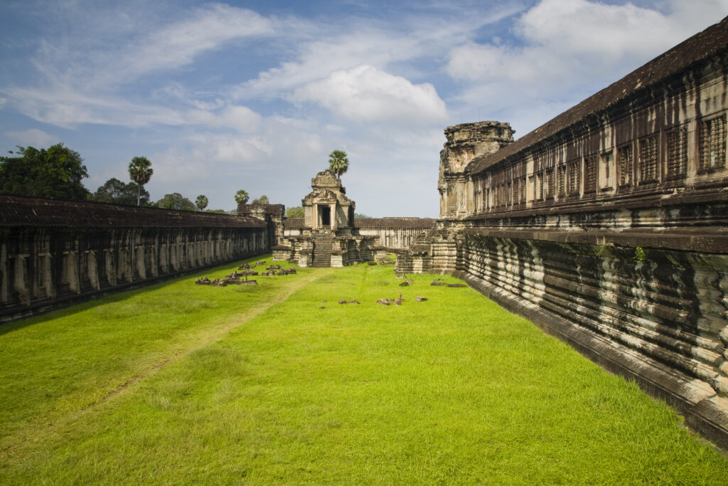 Cambodia, Angkor, Angkor Wat. The dramatic remains of Angkor Wat.