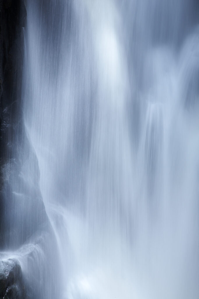 Argentina, Misiones, Iguazu National Park. Abstract view of the impressive Iguazu waterfalls - A world heritage site.