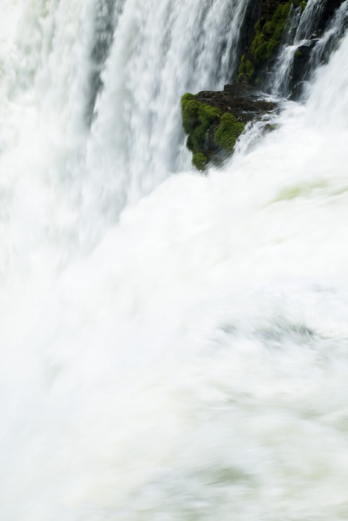 Argentina, Misiones, Iguazu National Park. The impressive Iguazu waterfalls - A world heritage site.