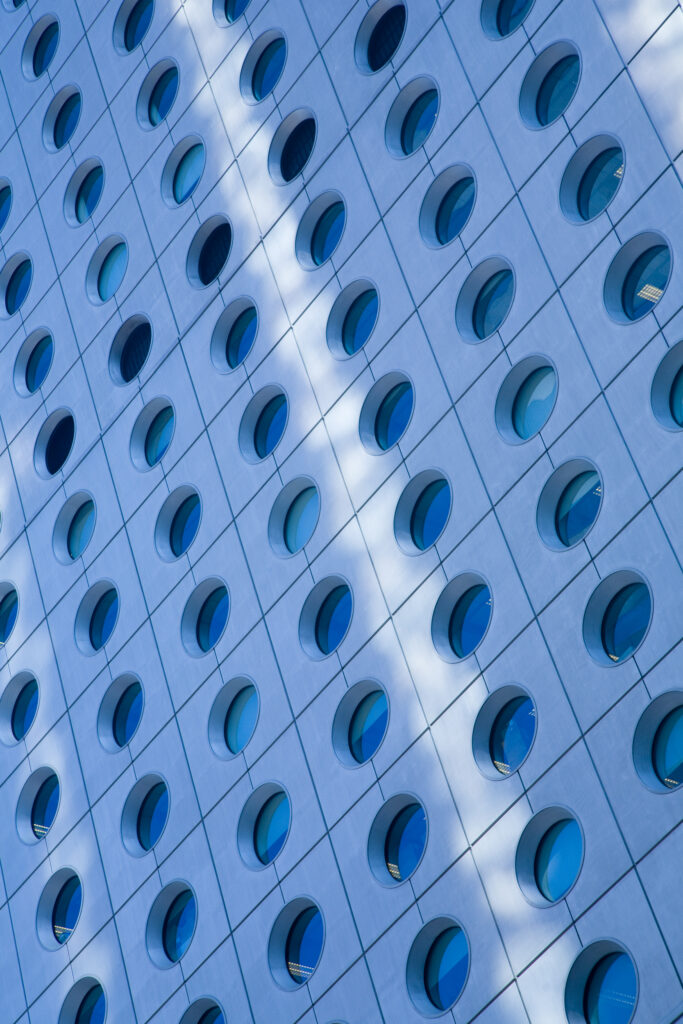 People's Republic of China, Hong Kong Special Administrative Region, Hong Kong Island. Abstract view of the modern architecture of the Hong Kong financial district.