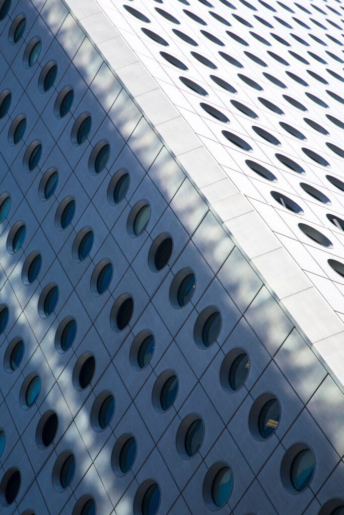 People's Republic of China, Hong Kong Special Administrative Region, Hong Kong Island. Abstract view of the modern architecture of the Hong Kong financial district.